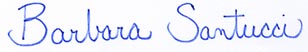 Barbara Santucci signature
